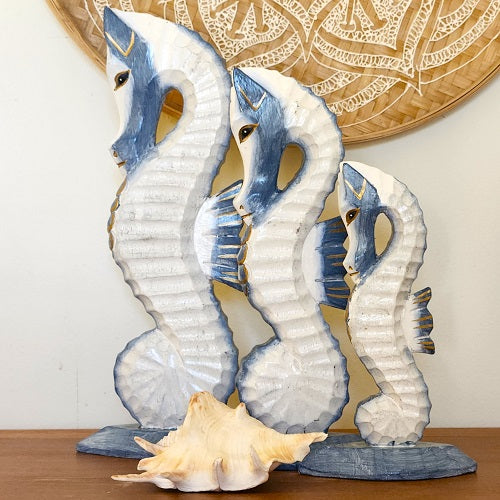 Seahorses Blue